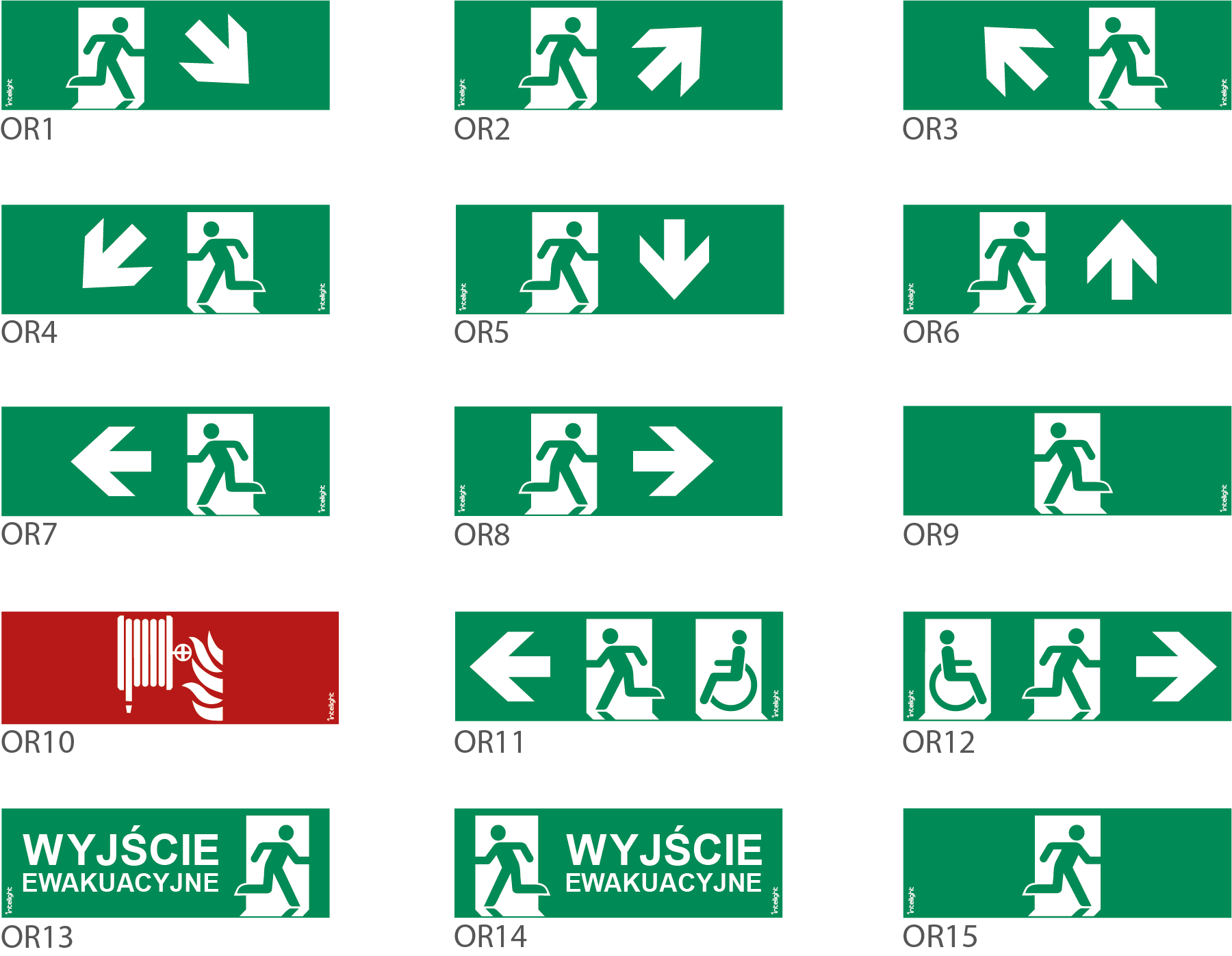 New (with logo) additional pictograms for Orion II