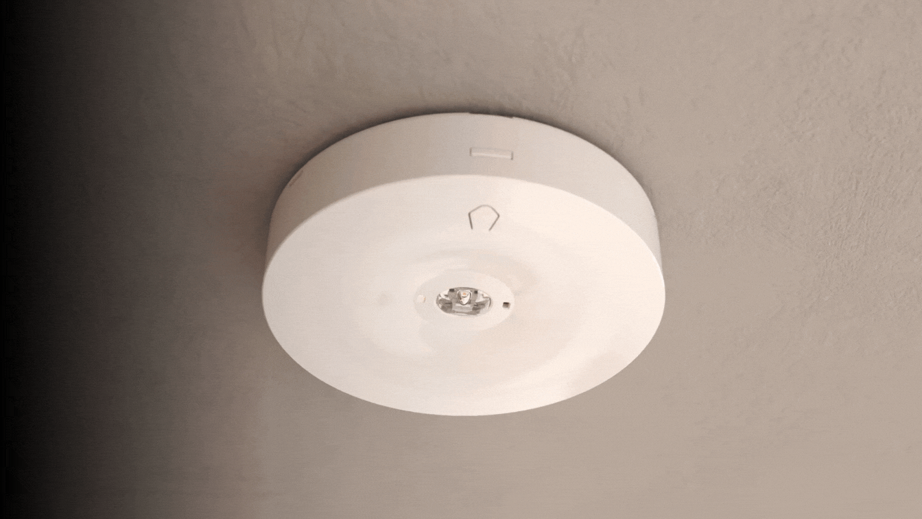 Biała oprawa STARLET ROUND — prezentacja produktu